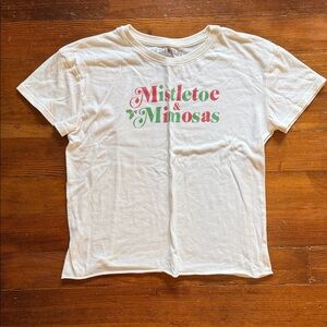 Women’s Graphic Tee - Mistletoe & Mimosas